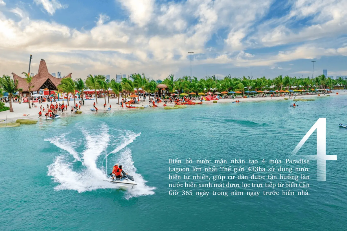 The Paradise Vinhomes Green Paradise Cần Giờ mang đến hệ sinh thái tiện ích mang tầm quốc tế