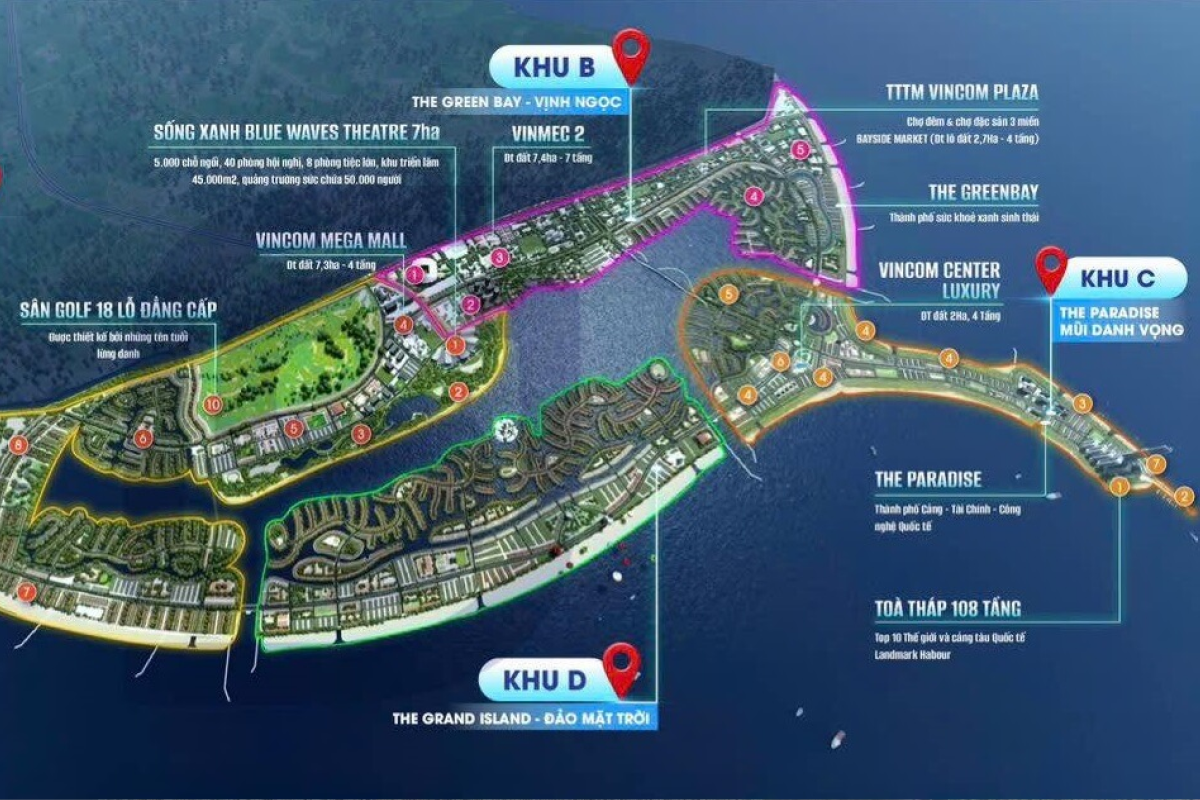 Phân khu The Grand Island Vinhomes Green Paradise Cần Giờ