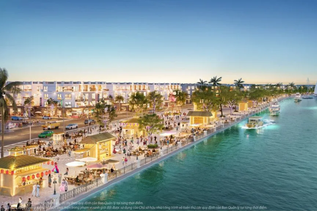 Không gian biển & cảnh quan ven biển của nhà phố Vinhomes Cần Giờ