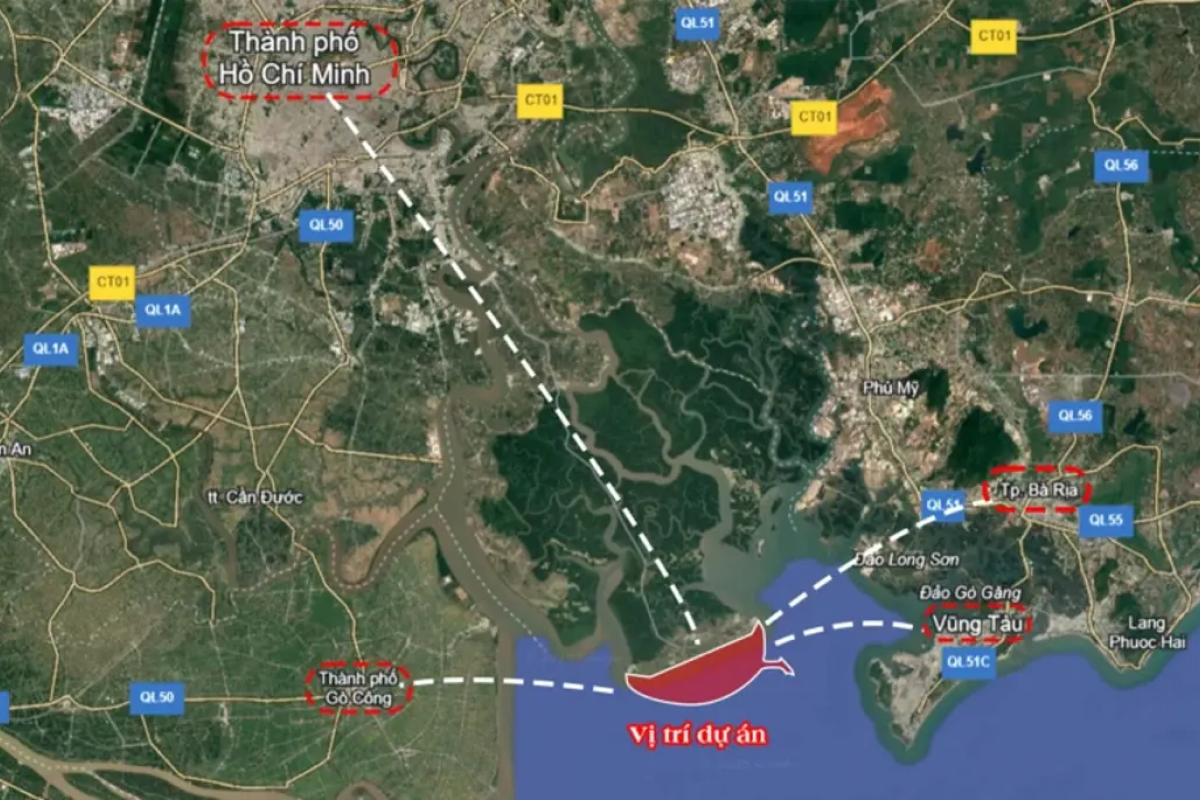 Toàn bộ dự án được chia thành 4 phân khu chính, mỗi phân khu đảm nhiệm một vai trò riêng trong tổng thể đô thị biển